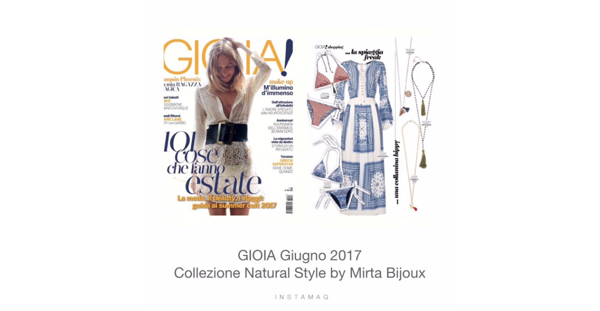 Mirta Bijoux in Gioia Magazine Giugno 2017